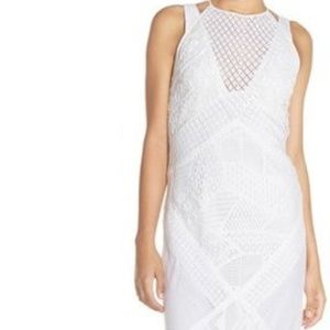 NEW! White Lace French Connection Maxi Dress - 10